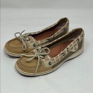 Sperry Tan Boat Shoes